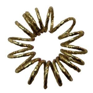 Taper Candle Ring Gold Glitter Holiday Wedding Christmas